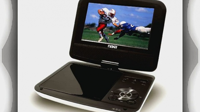 NAXA Electronics NPD-704 7-Inch TFT LCD Swivel Screen Portable DVD Player with USB/SD/MMC Inputs