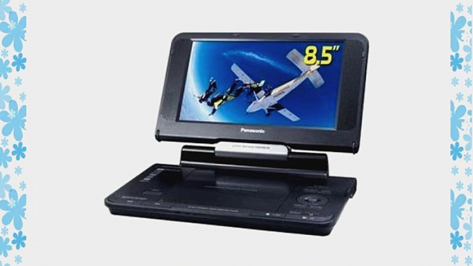 Panasonic DVD-LS855 8.5-Inch Portable DVD Player with Car Headrest Mounting Bracket Black