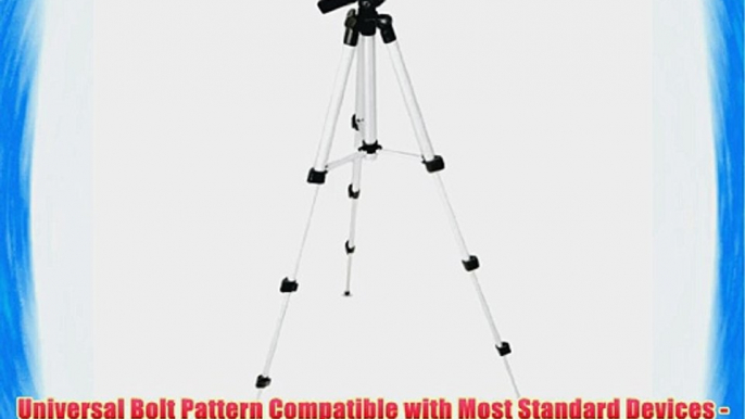 Pyle PRJTPS25 Universal Lightweight Portable Aluminum Travel Tripod Stand / Holder for Cameras