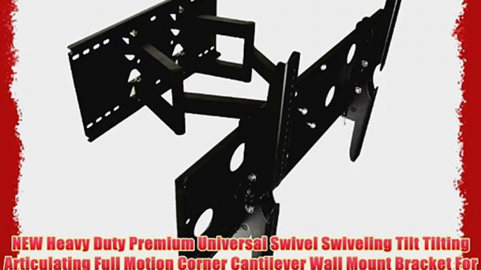 NEW Heavy Duty Premium Universal Swivel Swiveling Tilt Tilting Articulating Full Motion Corner