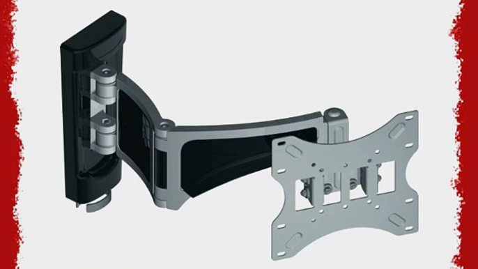 Diamond WLB151 Double Hinge/Single Arm Articulating Wall Mount for TVs 14-37-Inch to 77 Lbs