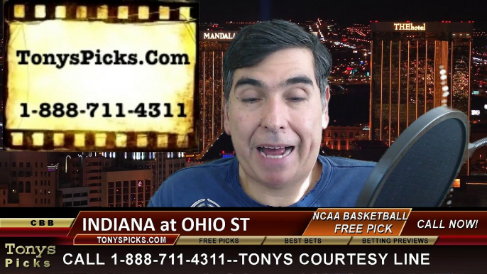 Ohio St Buckeyes vs. Indiana Hoosiers Free Pick Prediction NCAA College Basketball Odds Preview 1-25-2015