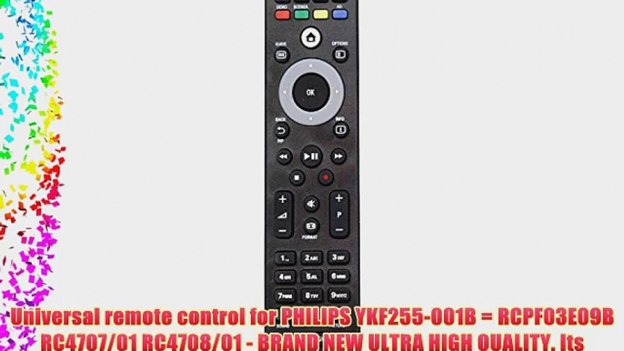 TV Remote Control | Control Remoto for PHILIPS LCD - LED or PLASMA televisions. Its *UNIVERSAL*