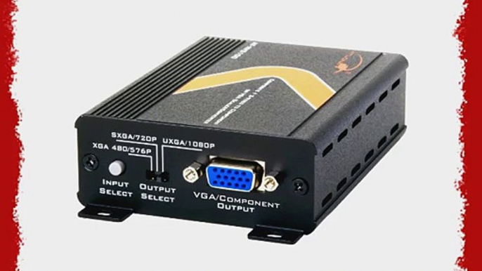 Atlona Technologies AT-AVS100 Composite S-Video to Component or VGA Scalar and Converter