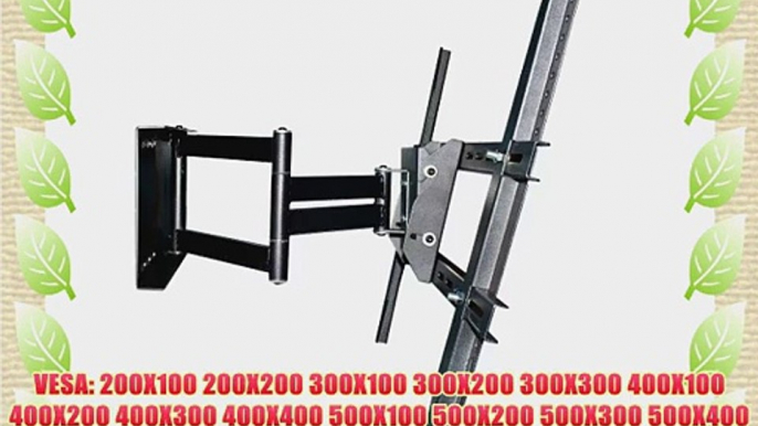 Masione Swivel Tilt Articulating Full-Motion TV Wall Mount Bracket for Most 17 - 60 Flat Panel