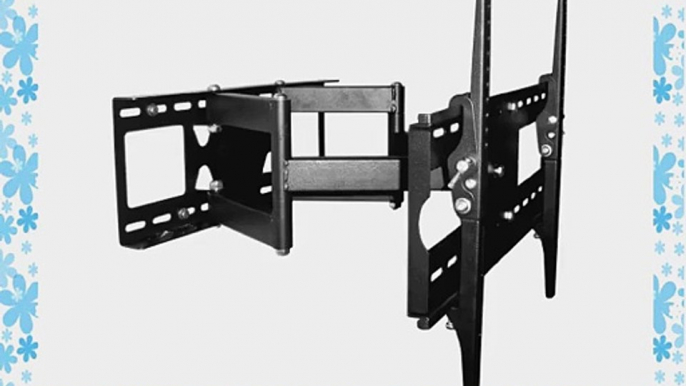 Plasma LCD Flat Screen TV Articulating Full Motion Dual Arm Wall Mount Bracket For 30-60 inches