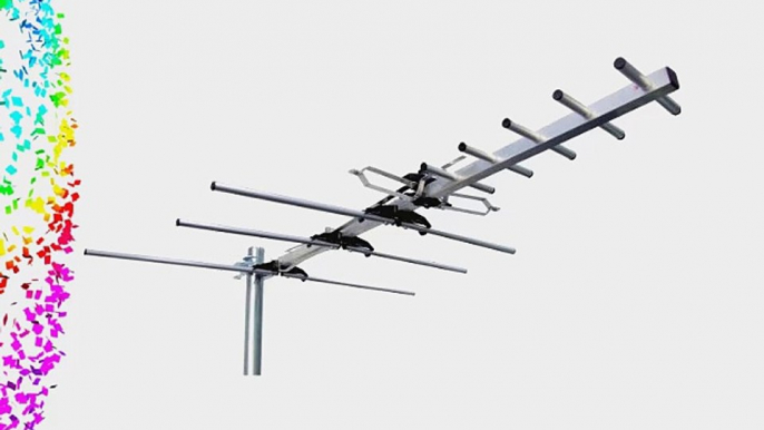 UHF VHF FM OUTDOOR DIGITAL HDTV ATSC TV DTV ANTENNA - QUICK ASSEMBLY