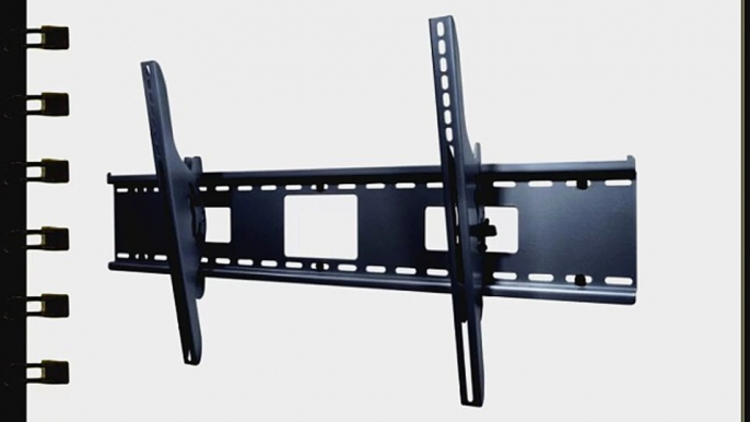 Peerless ST670P Tilt Wall Mount for 46 Inch to 90 Inch Displays Black Non-security