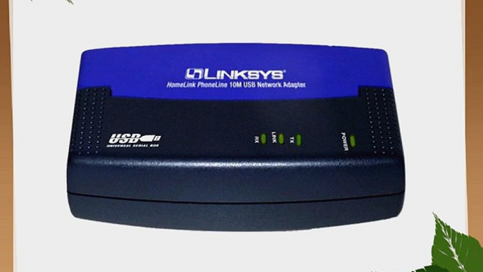 Cisco-Linksys USB200HA HomeLink Phoneline 10M USB Network Adapter