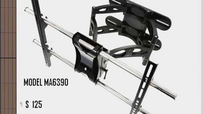 Rosewill Articulating 37 - 63 Full Motion Dual Arm TV mount RMS-MA6390 Black