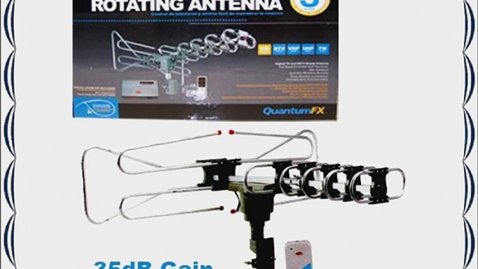 QuantumFX ANT-104 Remote Controlled Rotating Outdoor Antenna