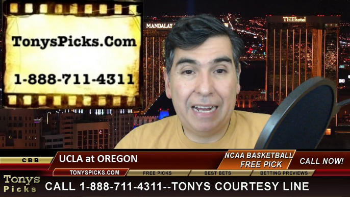 Oregon Ducks vs. UCLA Bruins Free Pick Prediction NCAA College Basketball Odds Preview 1-24-2015