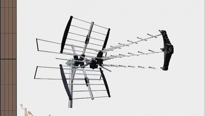 VHF/UHF/HDTV Fringe Yagi Outdoor Television Antenna