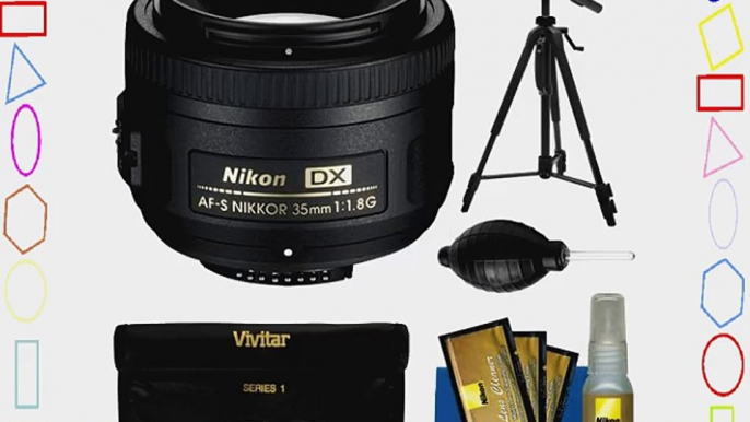 Nikon 35mm f/1.8 G DX AF-S Nikkor Lens   Tripod   3 UV/CPL/ND8 Filters   Kit for D3100 D3200