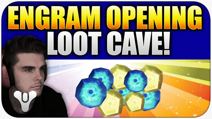 Destiny: Big "ENGRAM OPENING" + "LOOT CAVE" + Glimmer FARMING Spot