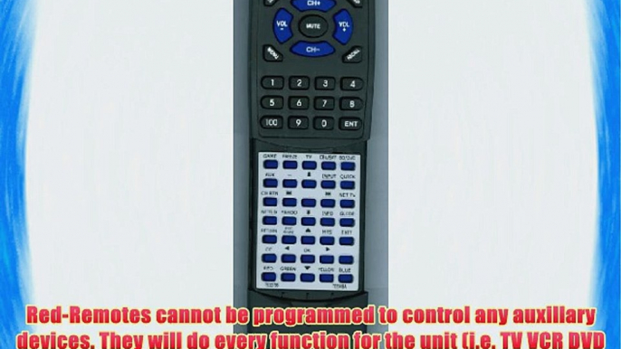 TOSHIBA Replacement Remote Control for 42SL417U 55SL417U CT90366 46SL417U 75022763