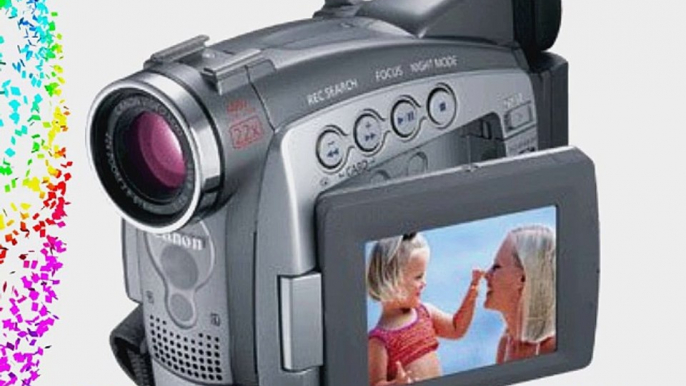 Canon ZR90 MiniDV Camcorder w/22x Optical Zoom