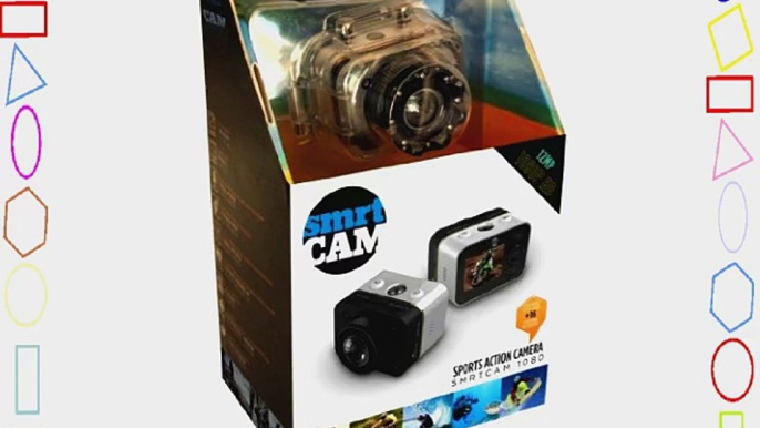 SmrtCAM GoPro Alternative Best Value Action Camera Waterproof 16 Accessories Included