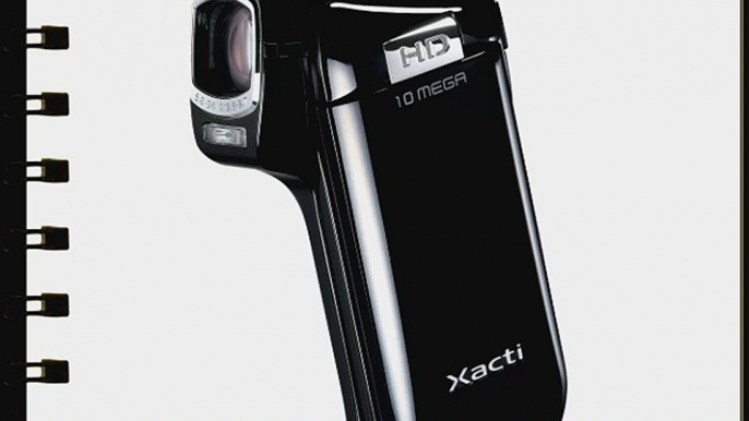 Sanyo Xacti CG10 Dual Camera HD Flash Memory Camcorder with 5x Optical Zoom (Black)