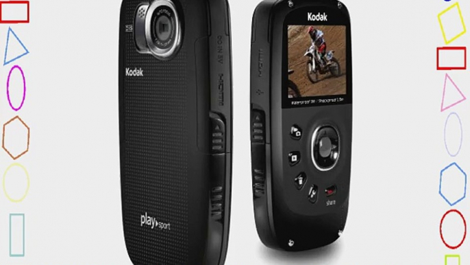 Kodak PlaySport (Zx5) HD Waterproof Pocket Video Camera - Black (2nd Generation)