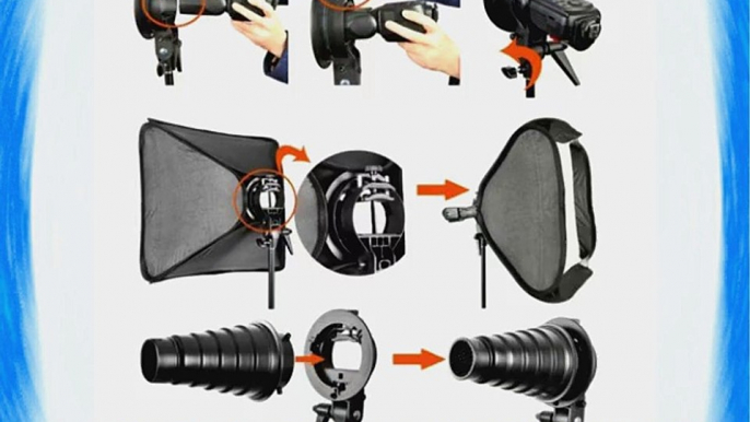 Neewer? Photo Studio Multifunctional 32x32/80x80cm Softbox with S-type Speedlite Flash Bracket