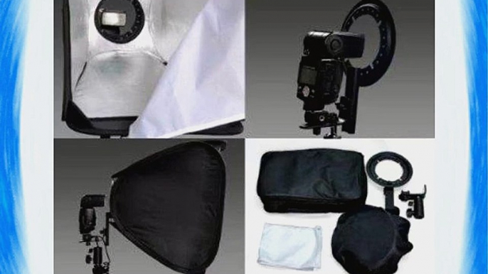 Studiohut 16x16 Square Easy Fold Photography/Video Speedlight Flash Softbox with L-Bracket