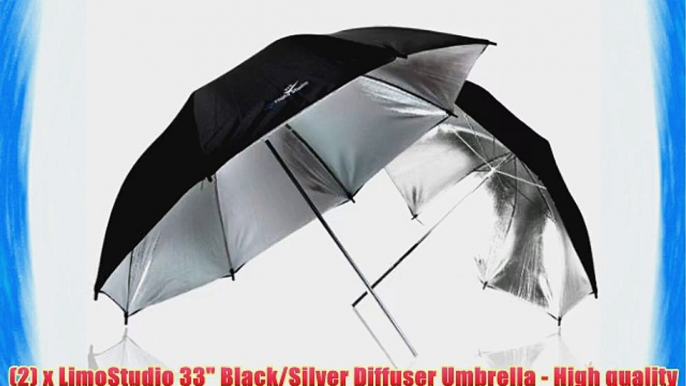 LimoStudio 840 Watt Photography / Video Portrait Umbrella Continuous Lighting Kit with Day