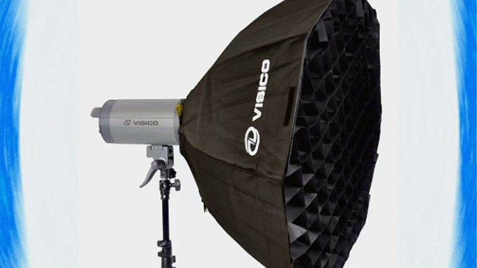 Folding Portable Octagonal Softbox 80cm w Grid for Bowens Flash Strobe EZ