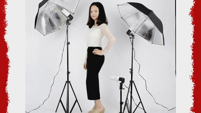 Neewer? Photography Studio 600W Day Light Umbrella Continuous Lighting Kit with 2 Umbrellas