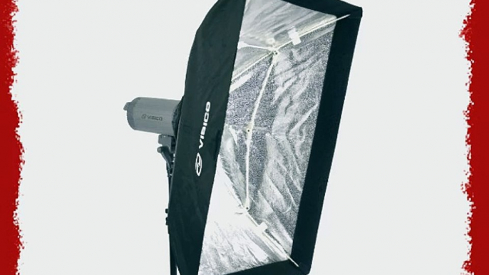 Folding Portable Softbox 60cm x 90cm w Grid for Bowens Flash Strobe EZ