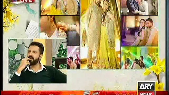 Sanam Baloch Showing Pictures of Mustafa Zahid's Wedding Pictures And Remembering His Wedding Memories