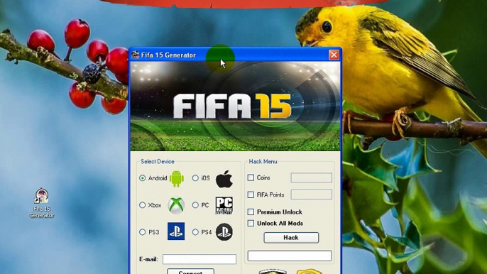 FIFA 15 Free and Unlimited Coins Generator Hack February 2015 FREE