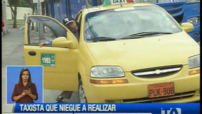 Taxistas serán sancionados con el COIP