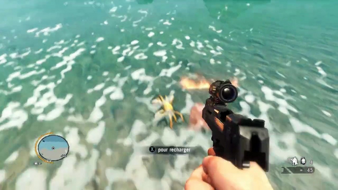 Extrait / Gameplay - Far Cry 3 (Le Bug du Crabe Invincible)