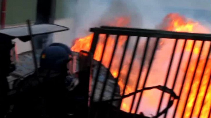 Les gendarmes mobiles de Blois à l'entraînement