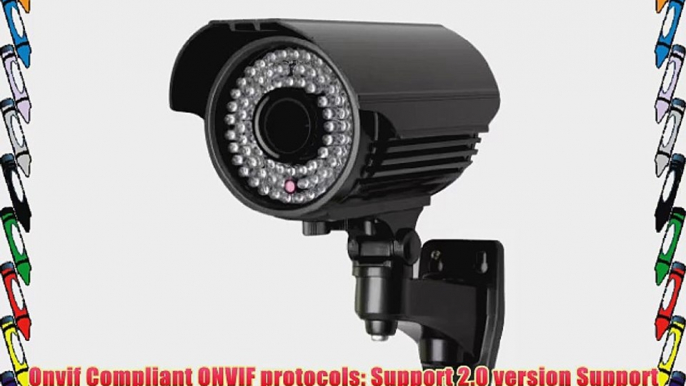 ANRAN 2.0 Megapixel HD POE 78 IR SONY CMOS Sensor Onvif Security Network IP Camera Zoom 2.8-12mm