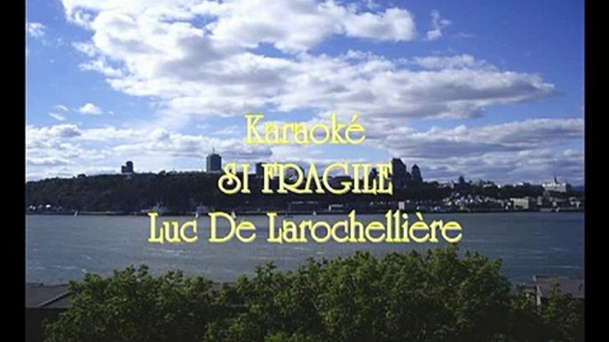 Si Fragile_Luc De Larochellière