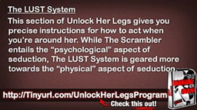 Unlock Her Legs Scrambler - Unlock Her Legs Review PUA