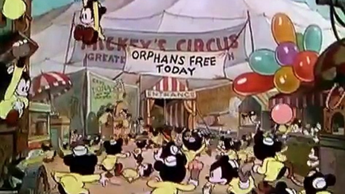 Mickey Mouse Donald Duck Cartoon   Mickey's Circus 1937