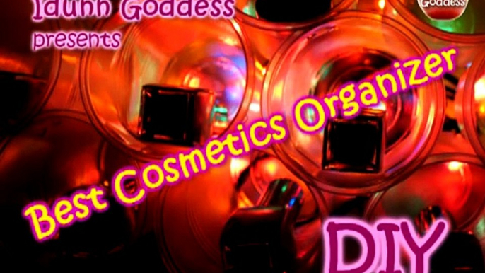 Organizer For Cosmetics - Best Handmade Makeup Organizer - sparkle plastic organizer