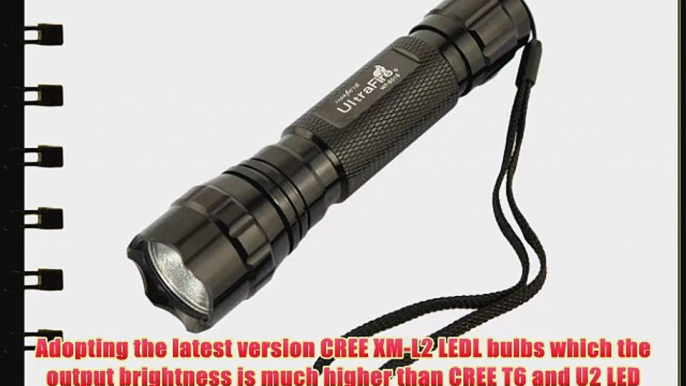 UltraFire WF501B 1600 Lumens CREE XM-L 2 LED 5 Modes LED Flashlight Torch