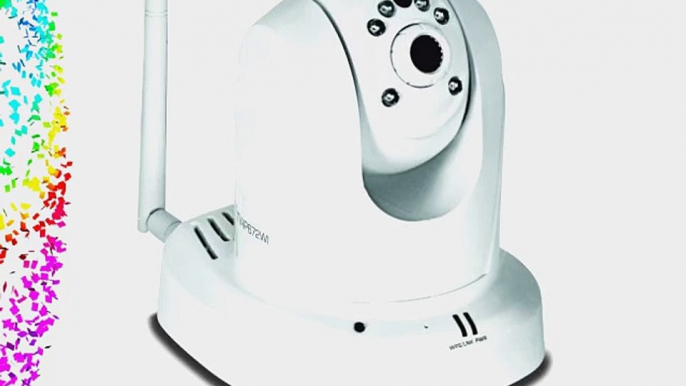 TRENDnet Megapixel Wireless N Pan Tilt Zoom Network Surveillance Camera with 2-Way Audio and