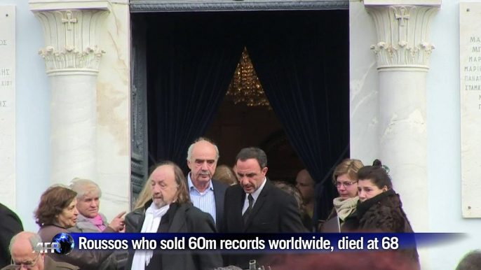 Greeks bury national singer Demis Roussos in Athens