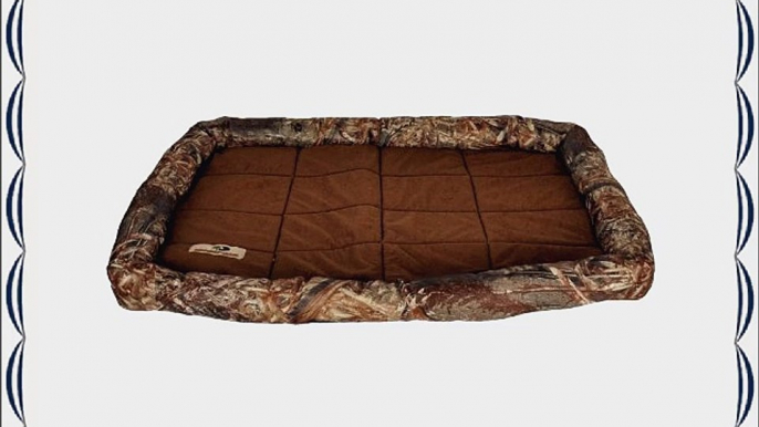 Mossy Oak 22 by 30-Inch Bolster Pet Crate Mat Large