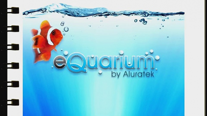 Aluratek ADEQ108F eQuarium 8-Inch Digital Aquarium Picture Frame (Black)