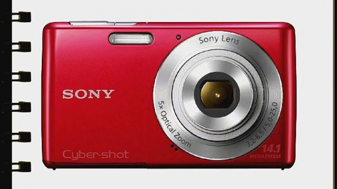 Sony Cyber-shot DSC-W620 14.1 MP Digital Camera with 5x Optical Zoom and 2.7-Inch LCD (Red)