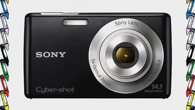 Sony Cyber-shot DSC-W620 14.1 MP Digital Camera with 5x Optical Zoom and 2.7-Inch LCD (Black)