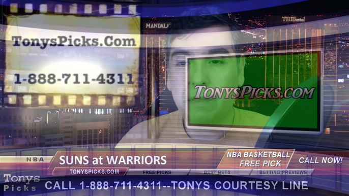 Golden St Warriors vs. Phoenix Suns  Free Pick Prediction NBA Pro Basketball Odds Preview 1-31-2015