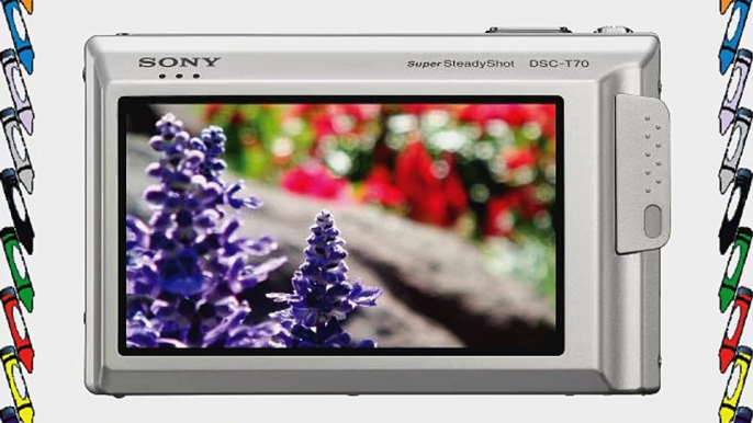 Sony Cybershot DSC-T70 8.1MP Digital Camera with 3x Optical Zoom with Super Steady Shot Image