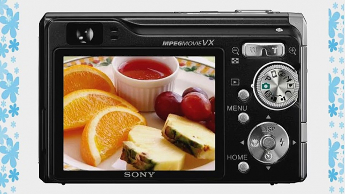 Sony Cybershot DSCW90 8.1MP Digital Camera with 3x Optical Zoom and Super Steady Shot (Black)